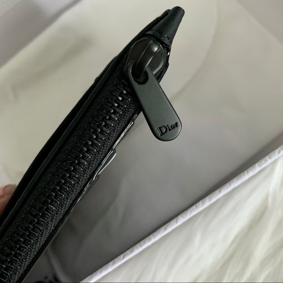 DIOR Ultra Matte Black Studded Diorama Card Holder - Picture 6 of 16